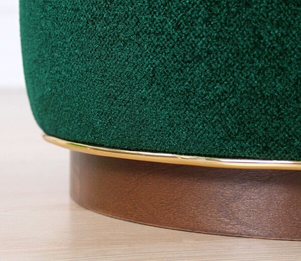 Atelier Del Sofa Zeone sötétzöld puff
