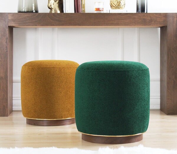 Atelier Del Sofa Zeone sötétzöld puff