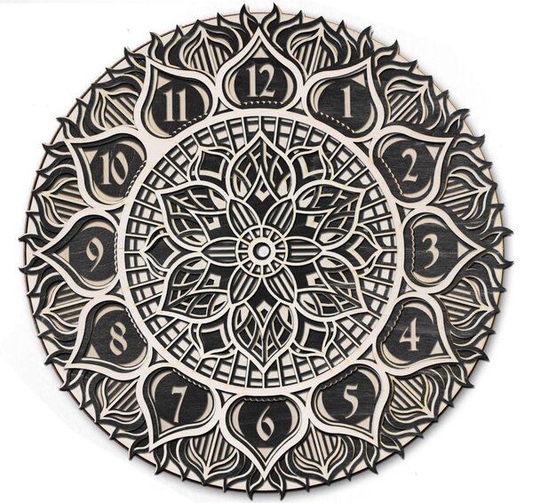 Mandala Fali Óra | Natura Products 3D Fali Dekoráció