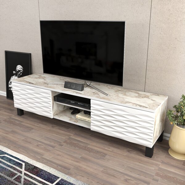 Hanah Home TV állvány Lukas - Ephesus, fehér