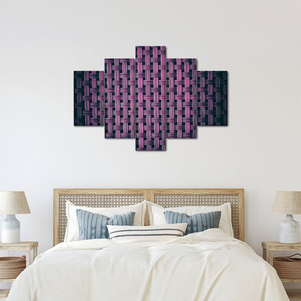 Lila textúrás kép (150x105 cm)