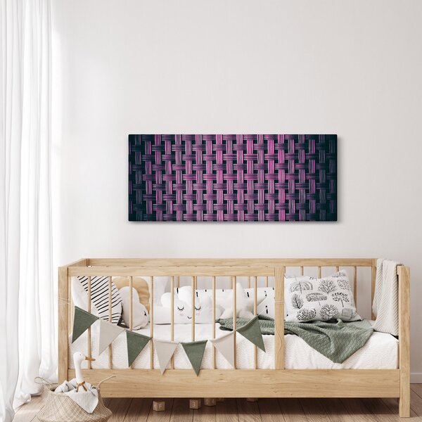 Lila textúrás kép (120x50 cm)