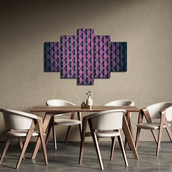 Lila textúrás kép (150x105 cm)