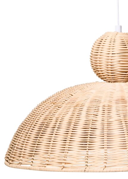 Függőlámpa SUERTE Rattan Természetes