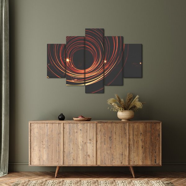 Absztrakt vonalak képe (150x105 cm)