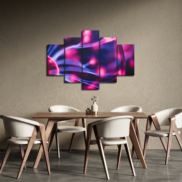 Absztrakt lila kép (150x105 cm)