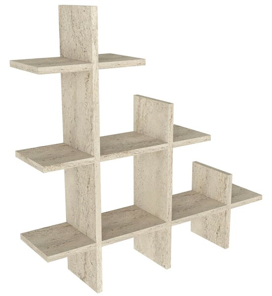 Hanah Home Wall Shelf Travertine Juke