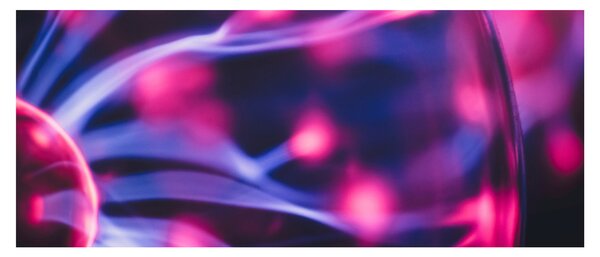 Absztrakt lila kép (120x50 cm)