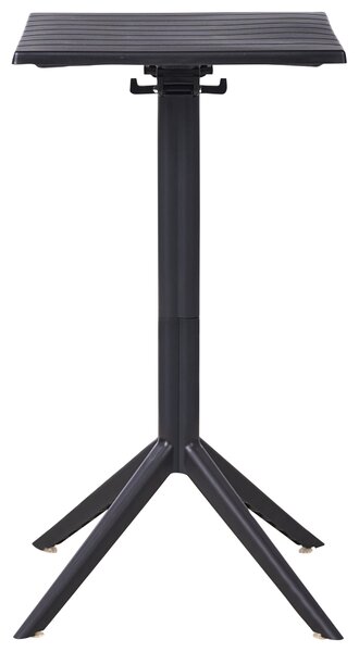 Kerti bárasztal LEMNOS 60 cm 60 cm Fekete