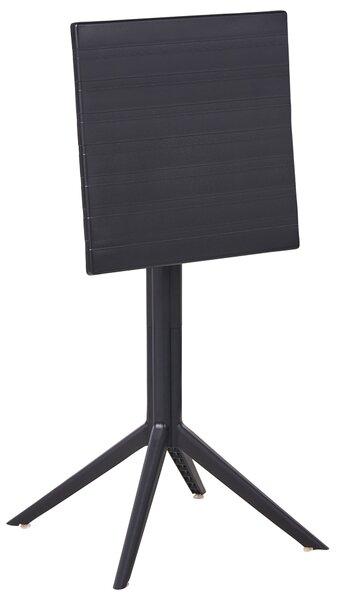 Kerti bárasztal LEMNOS 60 cm 60 cm Fekete