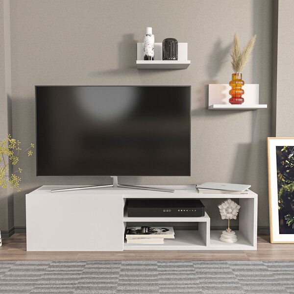 Hanah Home TV-állvány Fehér Zeplin - Fehér