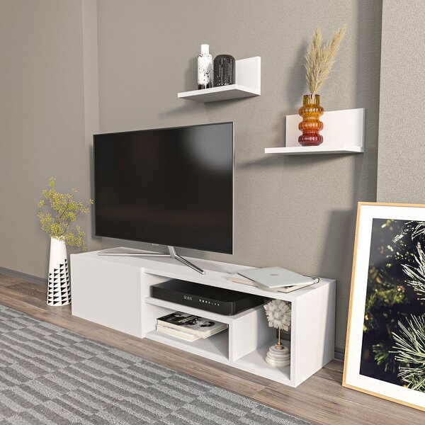 Hanah Home TV-állvány Fehér Zeplin - Fehér