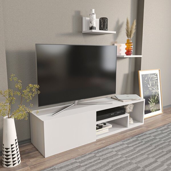 Hanah Home TV-állvány Fehér Zeplin - Fehér