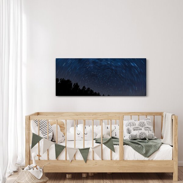 Éjszakai égbolt képe (120x50 cm)