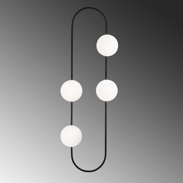 Opviq Fali lámpa Fekete Fehér Abaküs - 4901