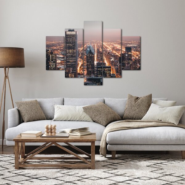 Fényes metropolisz képe (150x105 cm)