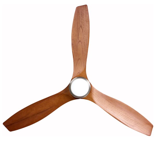 Mennyezeti ventilátor világítással PIAYE Távirányítóval LED Barna