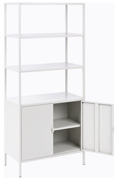 Tárolószekrény KAURI Fém Világosszürke