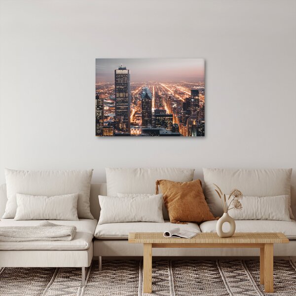 Fényes metropolisz képe (70x50 cm)