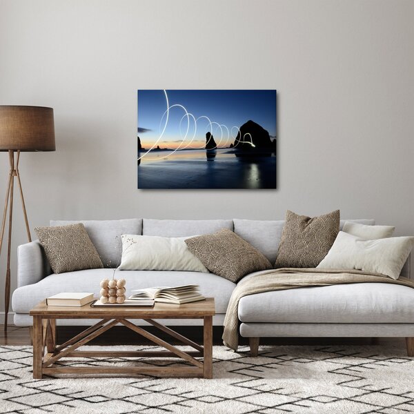 Kép - tengerpart naplementekor (70x50 cm)