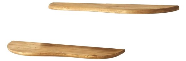 Hanah Home fali polc tölgy Wavy 2 - Tölgy