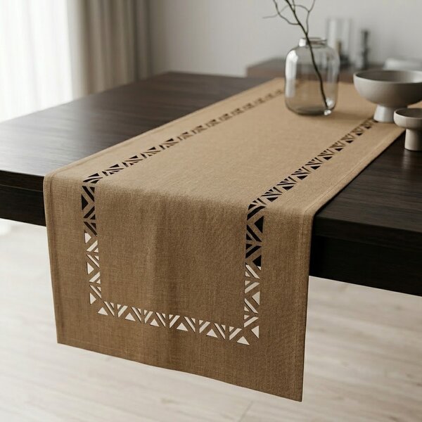 Semleges Elegancia drapp színű futó terítő 40x170cm