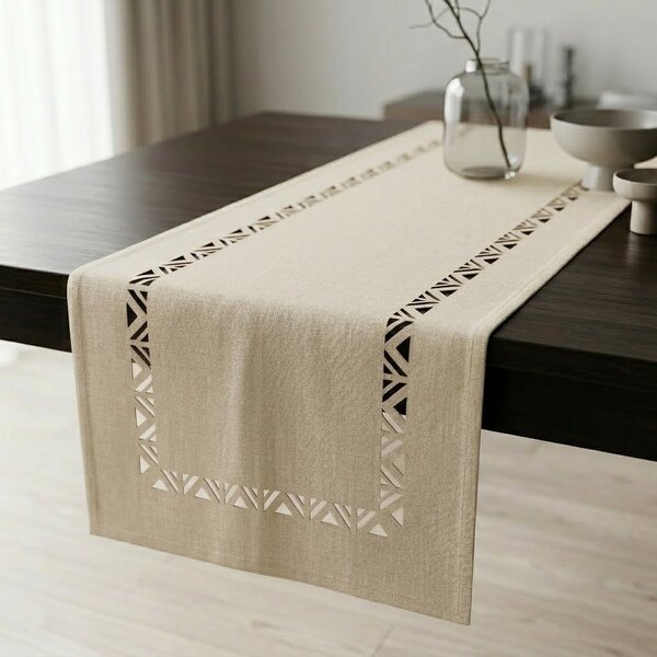 Semleges Elegancia vanília színű futó terítő 40x170cm