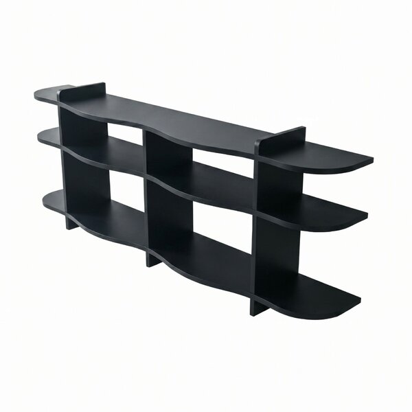Hanah Home Konzol Fekete Flusso - Fekete