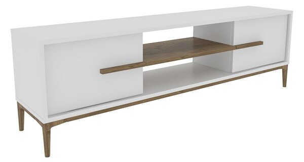 Hanah Home Eslem TV állvány - fehér, dió