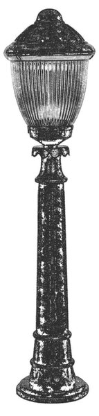 Opviq Kültéri Állólámpa Barna BSU-68210-BKR-B