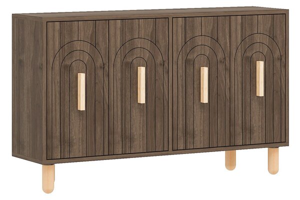 Hanah Home konzolasztal Walnut Tiger - diófa