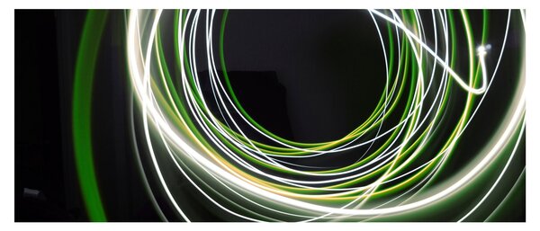 Kép zöld vonalak (120x50 cm)