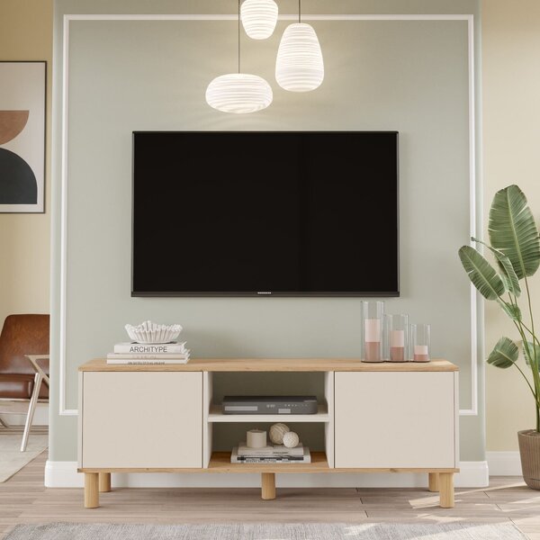 Hanah Home TV állvány Tölgy Kasmír ALS1-SKA