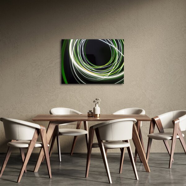 Kép zöld vonalak (70x50 cm)