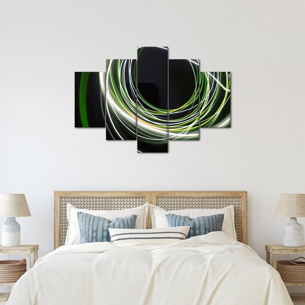 Kép zöld vonalak (150x105 cm)
