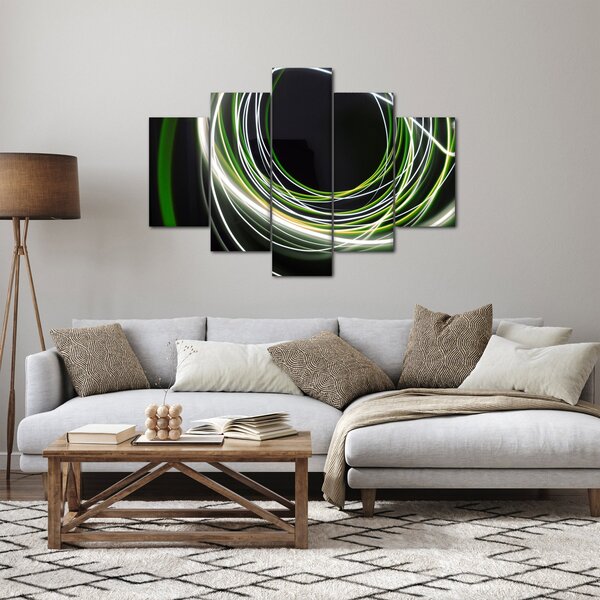 Kép zöld vonalak (150x105 cm)