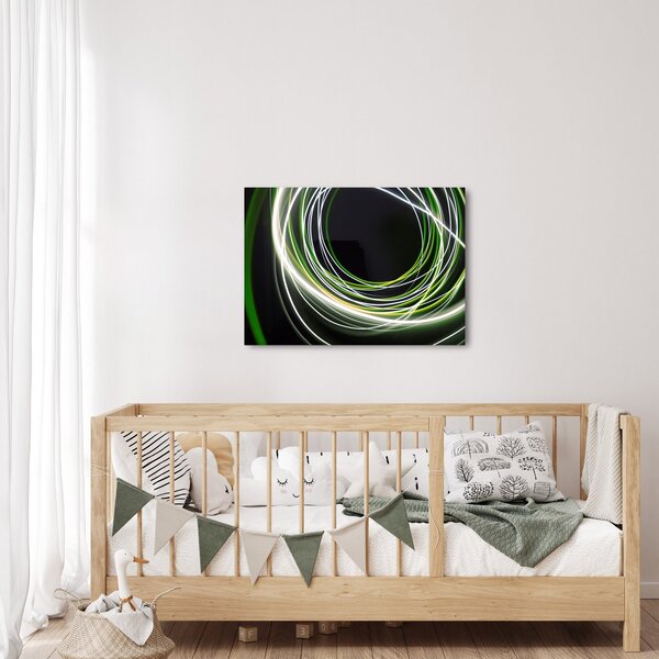 Kép zöld vonalak (70x50 cm)
