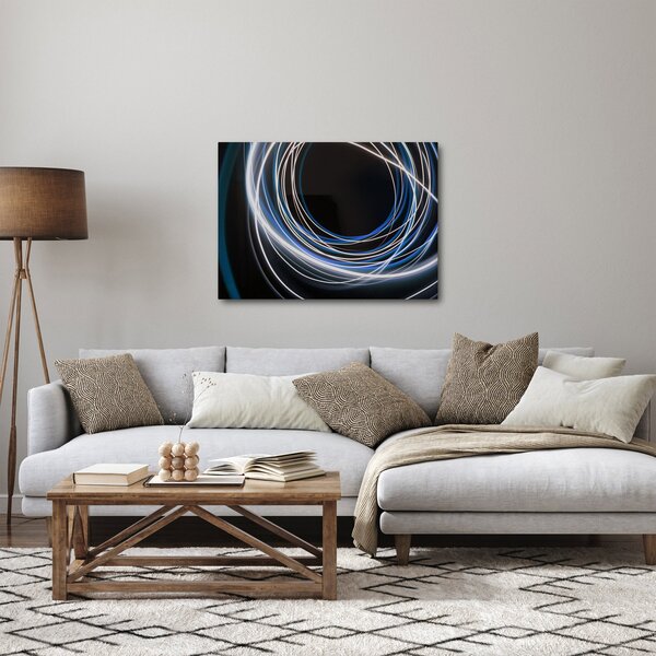 Kék vonalak képe (70x50 cm)