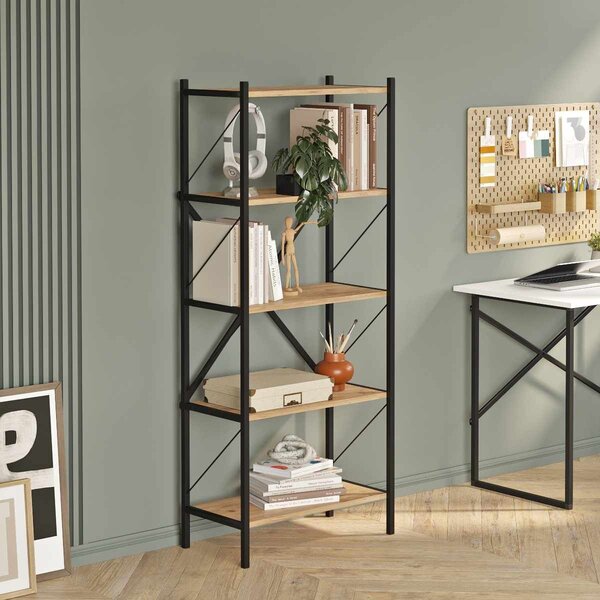 Hanah Home London könyvespolc - natúr