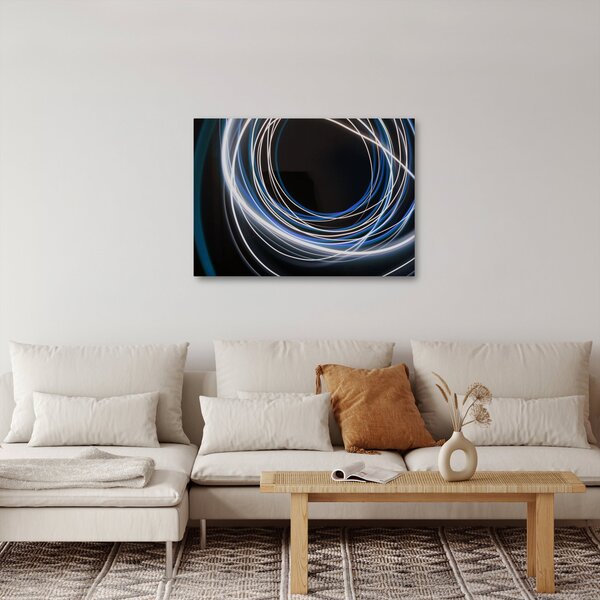 Kék vonalak képe (70x50 cm)