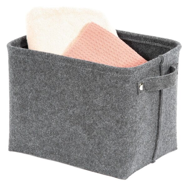 Felt Basket szürke nemez tárolókosár, 29 x 24 cm - Compactor