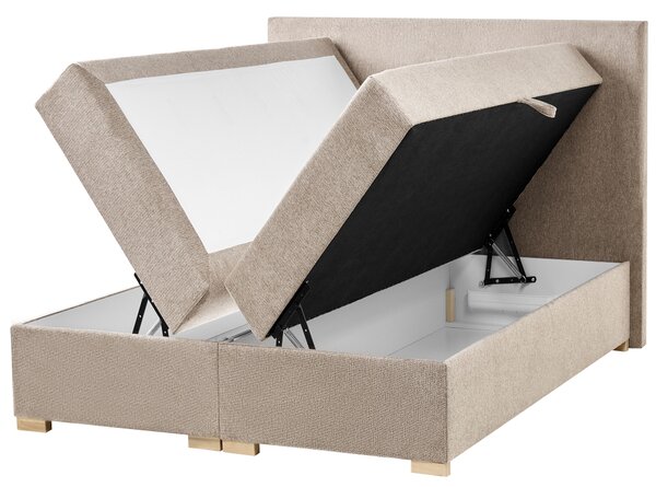 Boxspring ágy tárolóval MAJOR Tópszín 120 x 200 cm