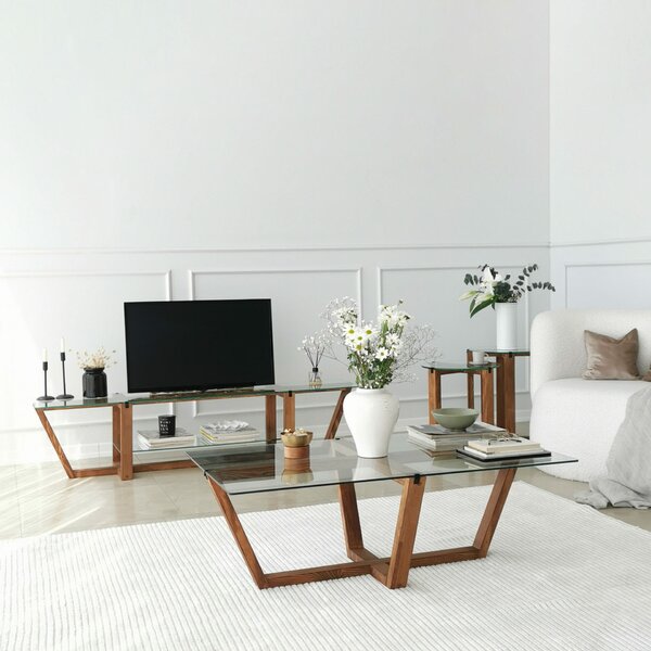 Hanah Home TV állvány Amalfi dió - dió színű