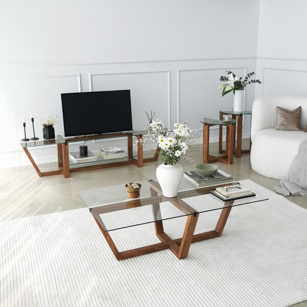 Hanah Home TV állvány Amalfi dió - dió színű
