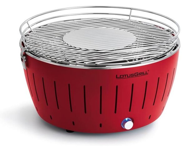 Piros füstmentes grillsütő - LotusGrill XL