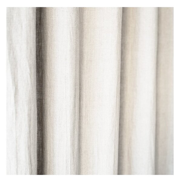 Night Time krémfehér len függöny, 250 x 140 cm - Linen Tales
