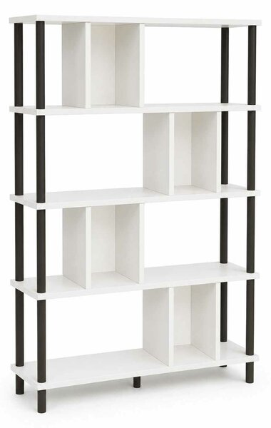 Hanah Home Könyvespolc Peka-0045 - Fehér, Fekete