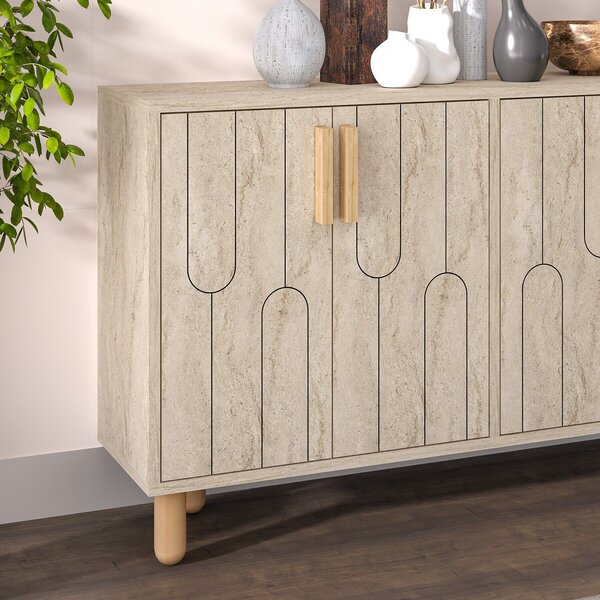 Hanah Home Console Travertine Vincent - Traverten