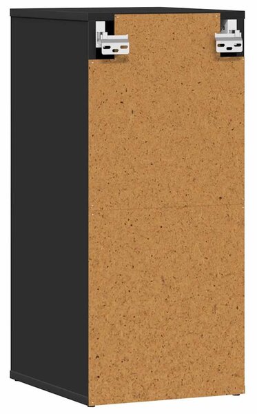 2 db fekete forgácslap cipősszekrény 32 x 35 x 70 cm