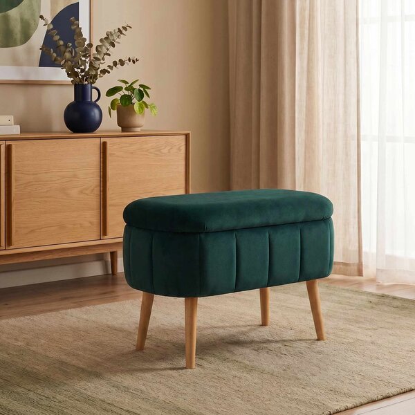 Atelier Del Sofa Puff Emerald Mini Oslo - Smaragd